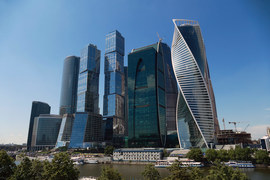 Больше четверти офисных площадей  в «Москва-сити» пустует