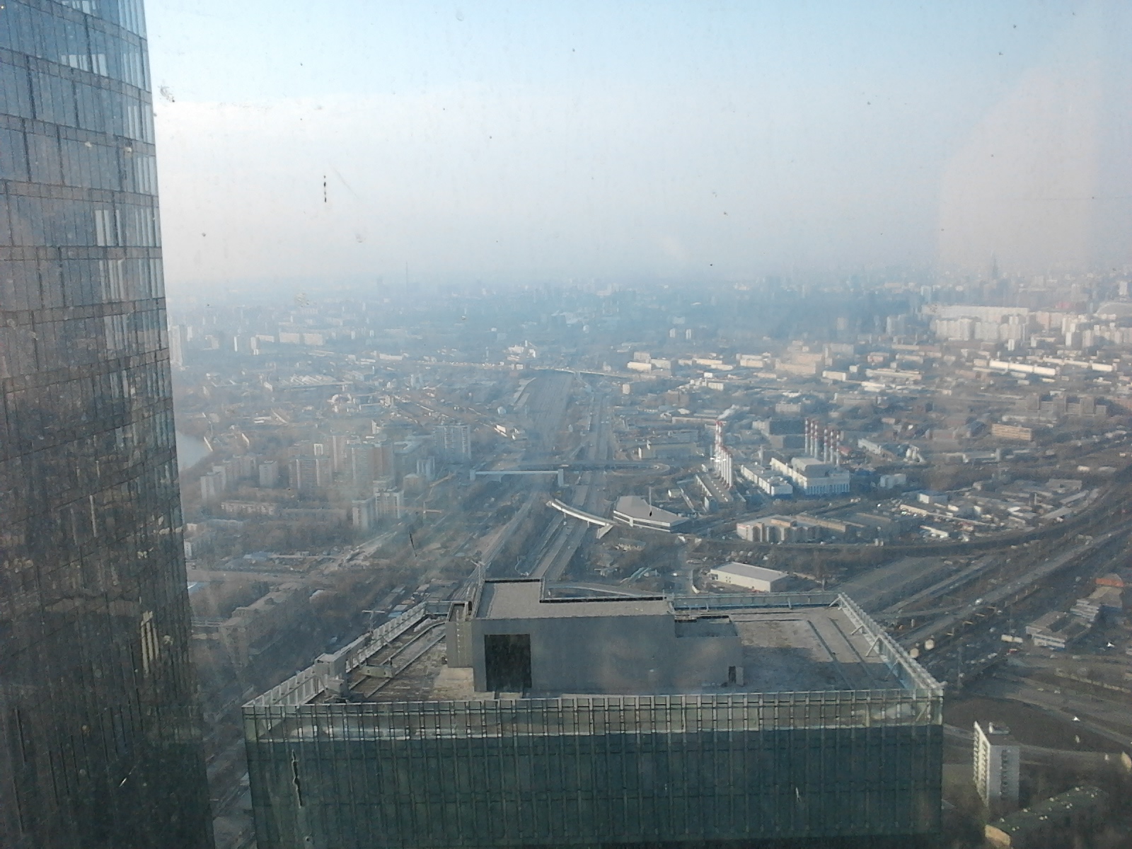 Вид с площадки Башня Евразия 67 этаж