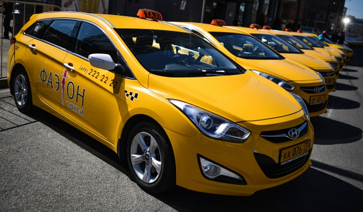 В столице средняя скорость такси составляет 38 км/ч